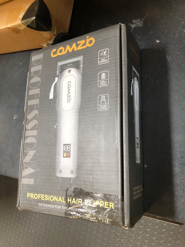 Photo 1 of COMZIO® Hair Clippers for Men Professional,Cordless High-Performance Barber Clippers for Hair Cutting,Rechargeable Mens Hair Clippers,Home Haircut &Grooming Set with LED Display,Mens Gifts