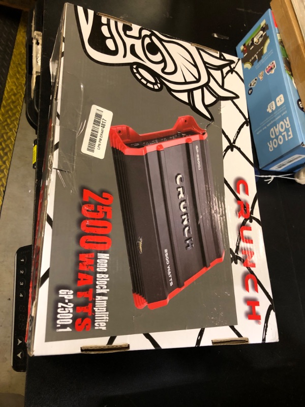 Photo 1 of Crunch Ground Pounder GP-2500.1 2500 Watt Monoblock Amplifier