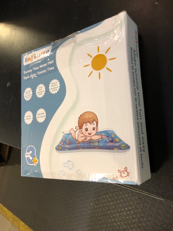 Photo 1 of Infinno Inflatable Tummy Time Mat Premium Baby Water Play Mat for Infants and Toddlers Baby Toys for 3 to 24 Months, Strengthen Your Baby's Muscles, Portable