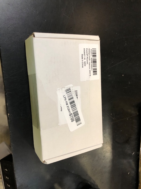 Photo 1 of 10Gbps PoE+ Injector 30W IEEE802.3at/af Compliant, Supplies PoE(15.4W) or PoE+(30W) Power Over Ethernet Distances Up to 328ft, PoE Injector Adapter for Camera/Access Point/IP Phones, EN30GT-10