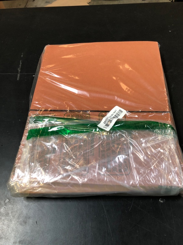 Photo 1 of 6 Packs Expanding File Pockets with Flap,Heavy Duty Expandable Folder Bag, Accordion File Folder, Elastic Cord Closure,Kraft Accordion File Organizer for Office,School,Home,Letter Size