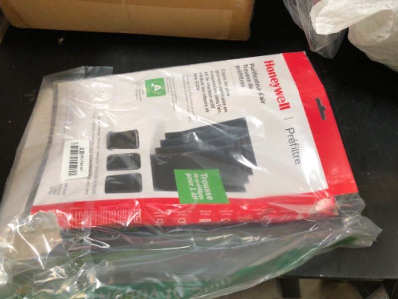 Photo 1 of Honeywell HRF-A100 Air Purifier Pre Kit Filter, 4-Pack - Allergen Air Filter Targets Dust, VOC, Pet, Kitchen, and Wildfire/Smoke Odors