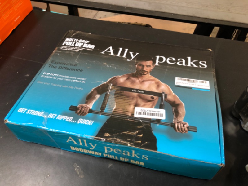 Photo 1 of Ally Peaks Pull Up Bar for Doorway | Thickened Steel Max Limit 440 lbs Upper Body Workout| Multi-Grip Strength| Indoor Chin-Up Bar Fitness Trainer for Home Gym Portable