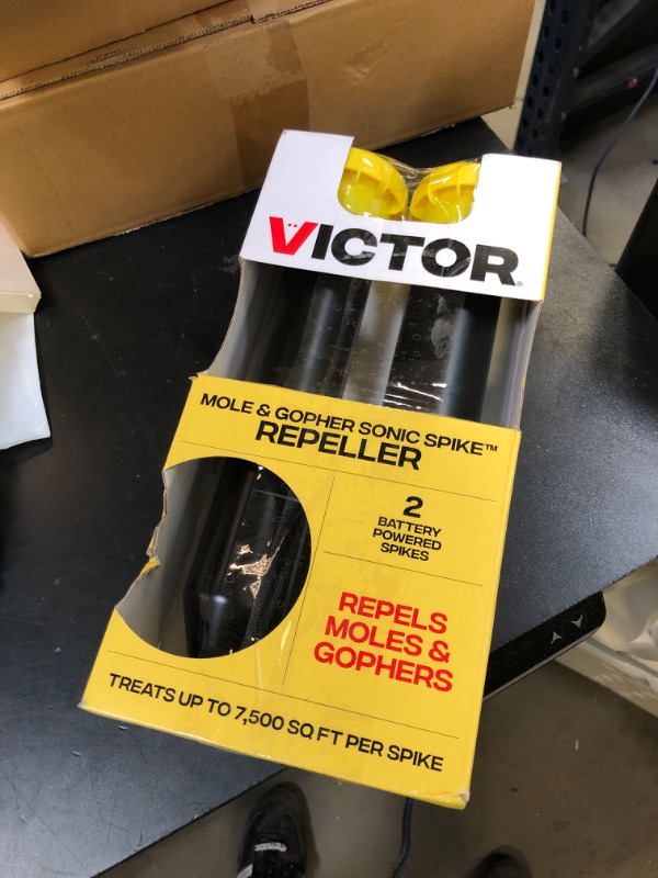 Photo 1 of Victor M9012 Mole and Gopher Chemical Free Sonic Spike - Outdoor Mole and Gopher Repellent