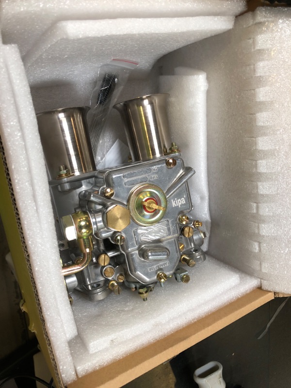 Photo 1 of KIPA Carburetor Replace for 45 DCOE side draft 45mm Twin Choke Carb Part Number 19600.060 19600.017 2-BBL side draft With Gasket Carbon Dirt Jet Cleaner Tool Kit