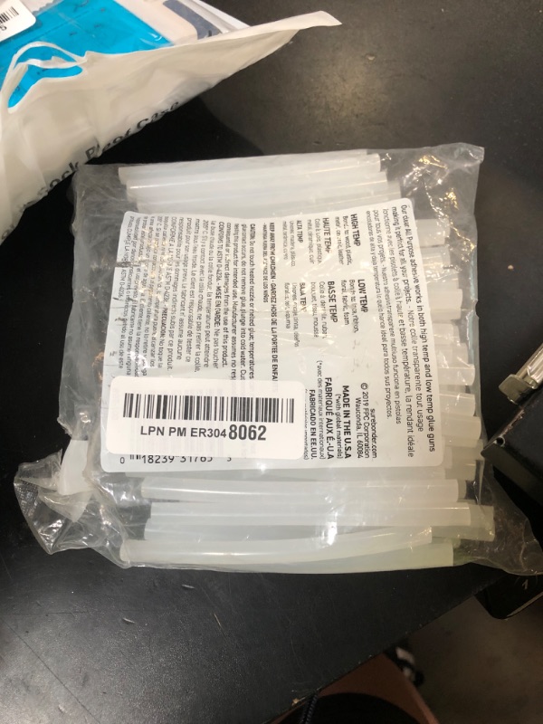 Photo 1 of Surebonder DT-100 Mini Size Hot Glue Sticks for Mini Glue Guns 0.27 in. Diameter, 4 in. Length - All Purpose, All Temperature - Great for DIY, Arts, and Crafting - 100 Pack, Clear
