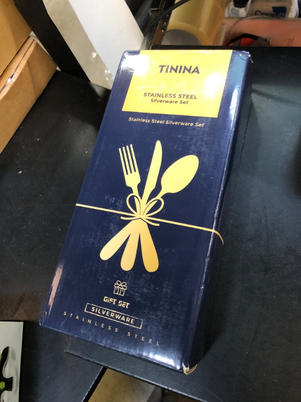 Photo 1 of 60-Pcs Gold Silverware Set - Stainless Steel Flatware Cutlery Set Service for 20, Mirror Polished Gold Flatware Set Include Forks Spoons Knives for Home, Wedding, Restaurant, Dishwasher Safe