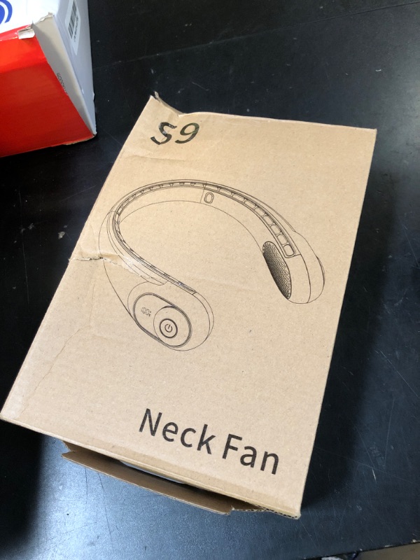 Photo 1 of Neck Fan, Personal Fan with LED Indicator, USB-C Charging, Long-Lasting 5200mAh Battery, Hands Free Bladeless Fan with 3 Adjustable Speeds & Ultra-Quiet, Ideal for Home, Travel & Outdoor
