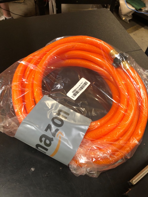 Photo 1 of DERPIPE Black Water Flushing Hose - RV Black Water Tank Cleaning Hose, 5/8" x 15 Foot, Orange