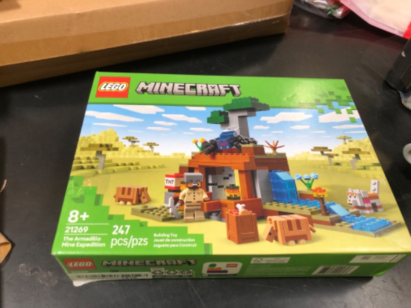 Photo 1 of LEGO Minecraft The Armadillo Mine Expedition Toy Figures and Playset - Building Minecraft Toy for Kids, Boys and Girls, Ages 8+ - with Gaming Figures for Pretend Play - Gift Idea for Birthdays - 21269