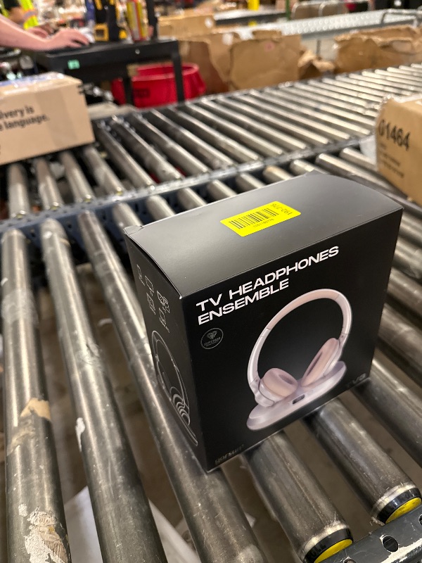 Photo 1 of Wireless Headphones for TV, 2.4GHz TV Headphones Wireless for Seniors with Transmitter Charging Base, Support Optical,AUX,RCA and USB, High Volume No Audio Delay, Plug and Play, 65hr Playtime