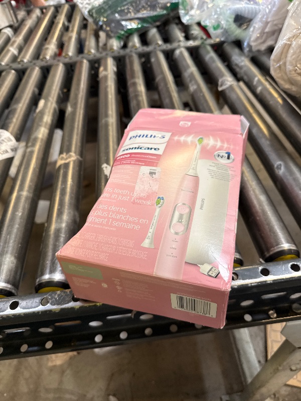 Photo 1 of Philips Sonicare ProtectiveClean 6500 Rechargeable Electric Toothbrush, with Pressure Sensor, 3 Cleaning Modes, SmarTimer and QuadPacer, 14-Day Battery Life, Charging Travel Case, Pink, HX6462/06