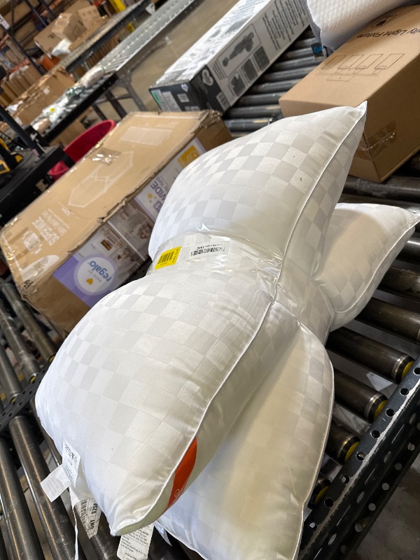 Photo 1 of Canadian Luxury White Goose Down Pillow 900 Fill Power 80% Goose Down 100% Cotton Shell 20"X30" Bed Pillows Well Balance of Softness and Firmness (Queen Pack of 2)