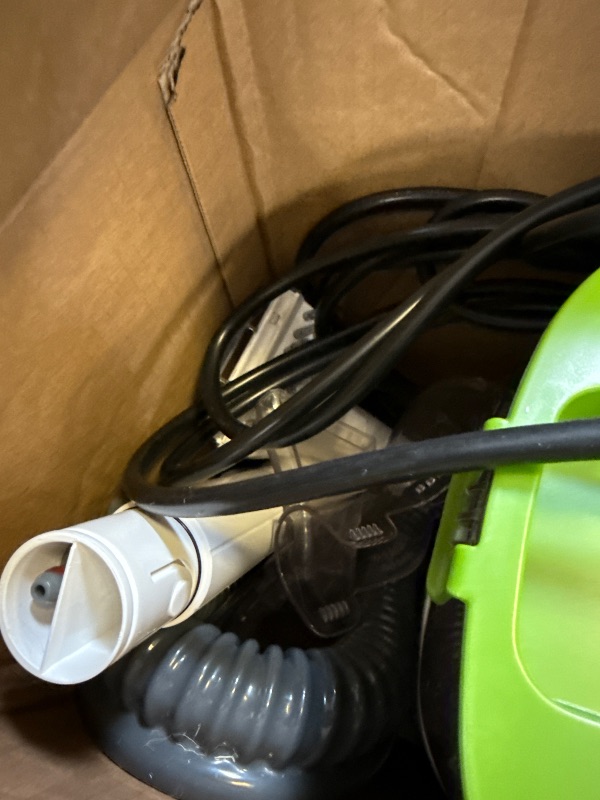 Photo 1 of Upholstery Carpet Cleaner, MUJERBAY® 12Kpa Portable Spot and Stain Cleaner, Easy Move with Universal Wheels & Handle, 1.18-inch Deep Cleaning Machine for Couch, Stairs, Car and Pet Messes. Green