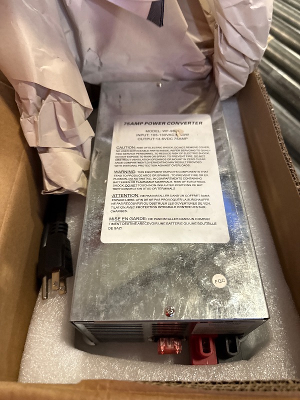 Photo 1 of WF-9865-AD-CB 65 Amp Deck Mount Power Converter Replacement for RV Trailer Camper 9800 Series,Deck Mount Three-Stage Power Converter Charger
