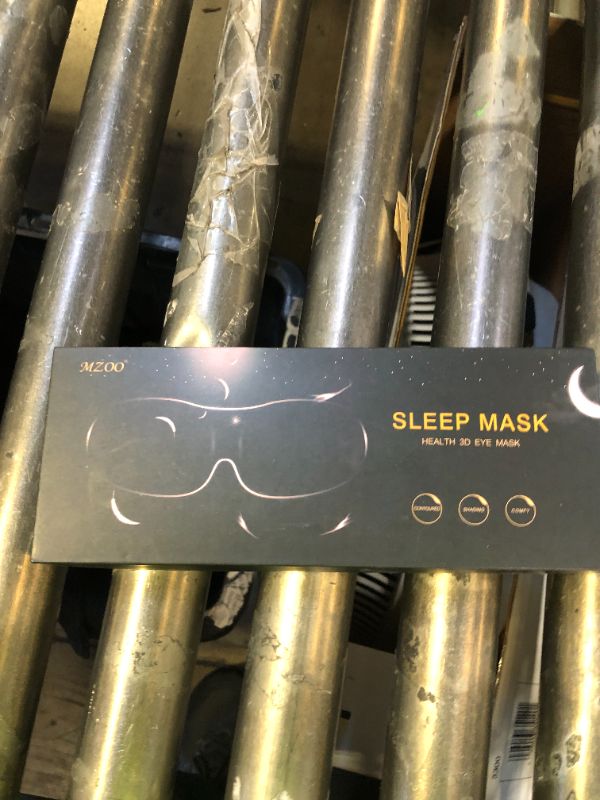 Photo 1 of MZOO Luxury Sleep Mask for Back, Side Sleeper, Complete Light Blocking Sleeping Eye Mask Night Blindfold, 3D Zero Pressure & Spacious for Lash Extensions, Breathable Soft Eye Cover Flight Nap Travel