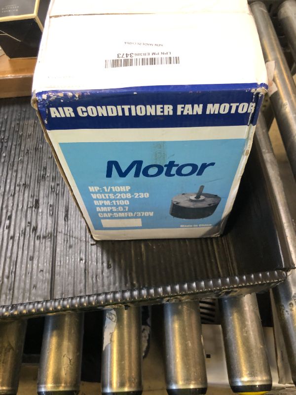 Photo 1 of Condensor Electric Motor 5KCP39BGS069S, 1/10hp, 0.75 amps, 1100 RPM, 60HZ, 208-230V, Condenser Fan Motor Replacement for Fasco # G3907, GE 3907, Genteq # 3S001, Dayton # 6DLL0 + Capacitor