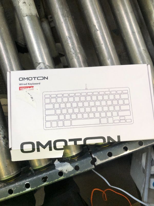 Photo 1 of OMOTON Wired Keyboard for Mac with Dual Interface, Comfortable Typing Angle & Stable Connection, Compatible with MacBook, iMac, Mac Mini, PC-White