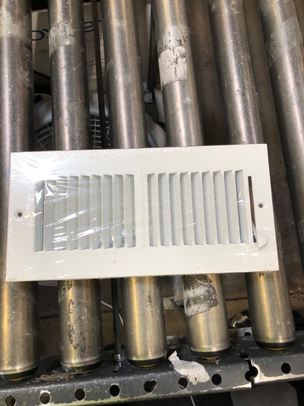 Photo 1 of 1PC  Zonon 10 x 4 Inch (Interior Size) Air Vent Cover Ceiling Register Grill Duct Opening Air Supply Diffuser 2 Way Steel Sidewall Ceiling Vent Covers Inlet Manual Adjuster for Home