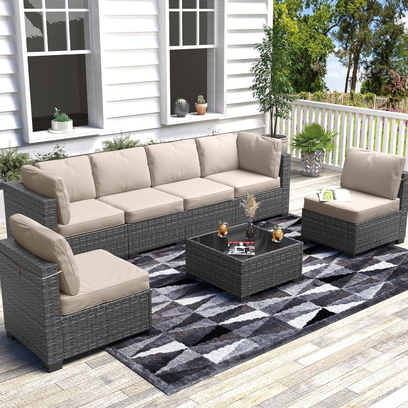 Photo 1 of Incomplete----- Outdoor Patio Furniture Rattan Deck Conversation Sofa