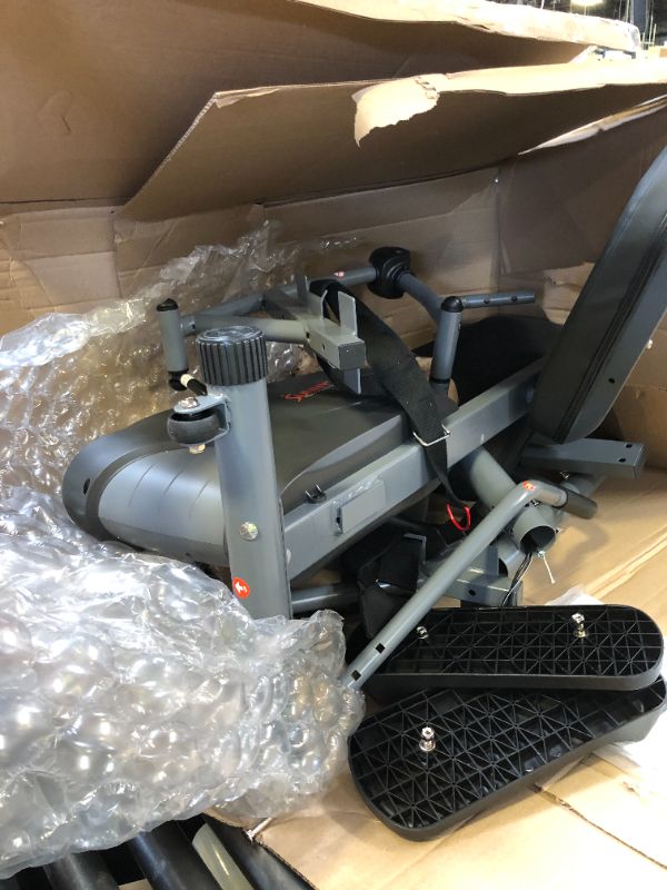 Photo 1 of Sunny Health & Fitness Elliptical Recumbent Cardio Bike, Cross Trainer Cycle for Indoor Arm/Leg Home Exercise, Dual Stationary Handlebars Plus Easy Access Seat for Adults & Seniors w/App Connection