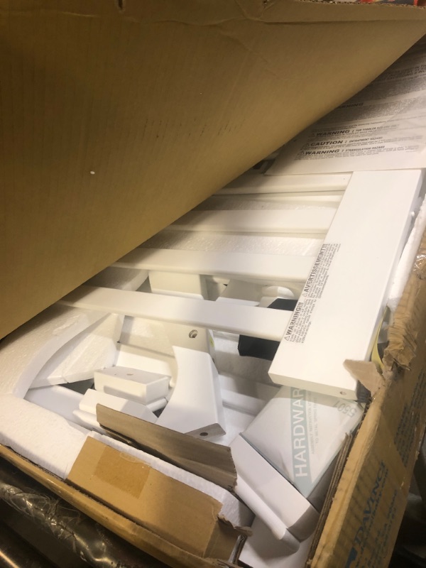 Photo 1 of DaVinci Kalani 4-in-1 Convertible Crib in White, Greenguard Gold Certified