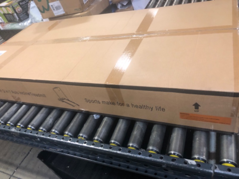 Photo 1 of SEAL---Uorkay Foldable Walking Pad with Auto Incline, Under Desk Treadmills for Home with 15% Incline, 2 in 1 Treadmill with Remote Control, Incline Walking Pad Treadmill with HIIT Modes, Low Noise