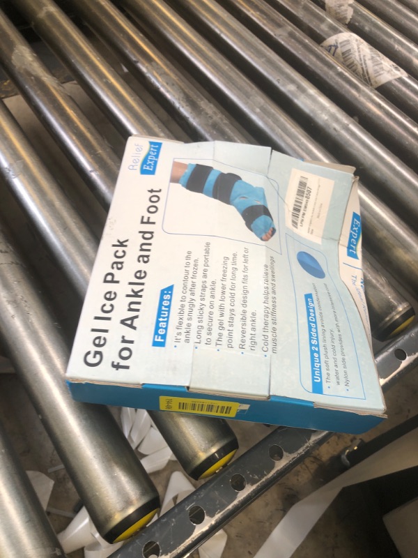 Photo 1 of Relief Expert XL Ankle Ice Pack Wrap, Extra Large Ankle Ice Wrap for Discomfort Reducing with Cold Compress for Muscle and Joints Relaxation