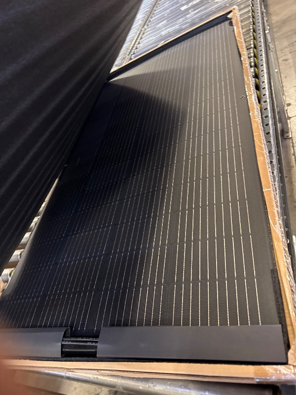 Photo 1 of BougeRV Arch 200 Watts Fiberglass Flexible Solar Panel, Portable Bendable 12 Volts 10BB Mono Cell for RV Camping Home Boat Marine Curve Surface Black
