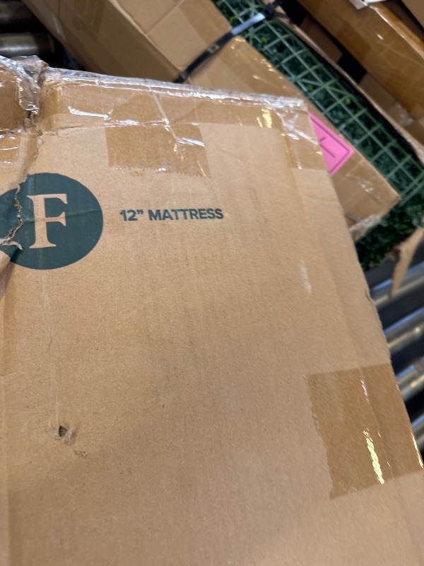 Photo 1 of ZINUS 12 Inch Green Tea Memory Foam Mattress [New Version], Full, Fiberglass free, Medium Firm Feel, Zoned Pressure Relief, Certified Safe Foams & Fabric, Mattress in A Box