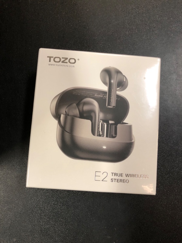 Photo 1 of TOZO E2 Wireless Earbuds 10mm Drivers with Powerful Bass, App Customize 32 EQs, with 2 Mics AI Call Noise Cancellation, 30H Playtime, Bluetooth 5.3 Ear Buds, Comfort Fit in-Ear Headphones
