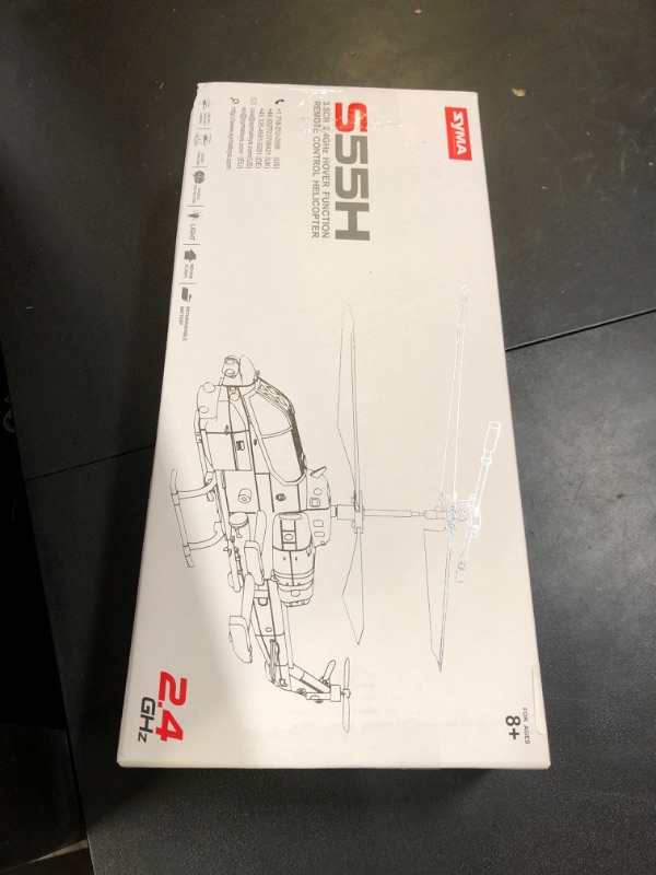 Photo 1 of SYMA RC Helicopter, S55H Military Remote Control Helicopters with Realistic Design, Low Battery Reminder, One Key Take Off/Landing, Auto Hovering, Cool Toy for Boys Girls