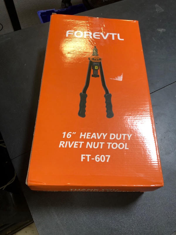 Photo 1 of Rivet Nut Tool Kit - FOREVTL 16" Rivnut Tool Kit with 13 Metric and SAE Mandrels, 150 PCS Rivet Nut Assortment Kit, Rugged Carrying Case