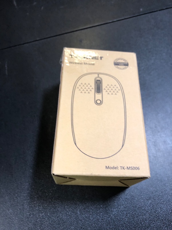 Photo 1 of TECKNET Wireless Mouse for Laptop, 2.4G Quiet Computer Mouse with USB Receiver, 4 Buttons Portable Cordless Mice for Chromebook, Laptop, PC, Mac, 800/1200/1600 DPI - Mint Green