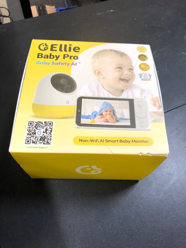 Photo 1 of Ellie Pro Baby Monitor with Camera and Audio,5'' IPS 2K UHD Resolution,6000mAh Battery, Remote Pan-Tilt-5X Zoom, 2-Way Talk,No WiFi, Night Vision, Virtual Fence, Breathing Detection and 1000ft Range