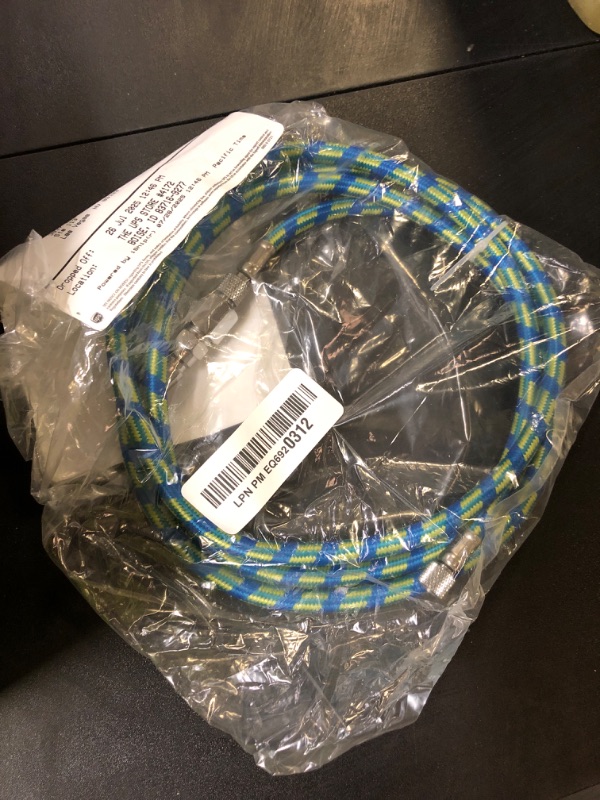 Photo 1 of Super More 6-Ft Braided Airbrush Air Hose Standard 1/8" - 1/4" Adapter Suit for Airbursh Kit 3 in 1