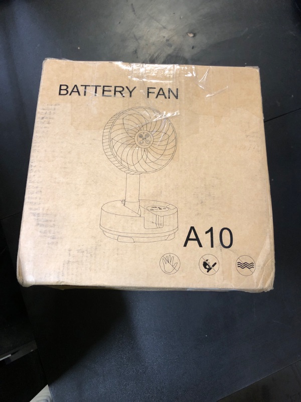 Photo 1 of AddAcc 20000mAh Battery Operated Fan, Rechargeable Portable Fan, 112H Run, 9 Speeds Oscillating with Remote, Battery Powered with Timer & Light for Travel Cruise Essentials RV Outdoor Power Outage