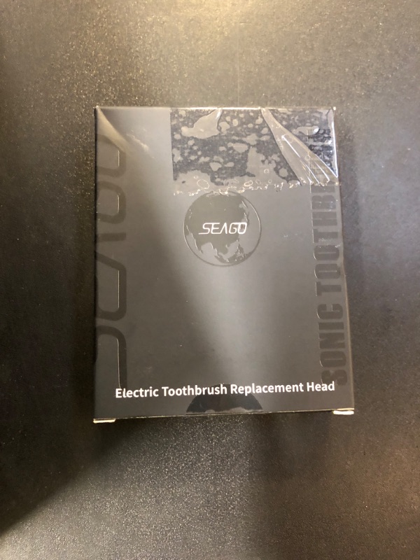 Photo 1 of Seago Toothbrush Replacement Heads for SG-540 and SG-982? Pack of 4(Black)