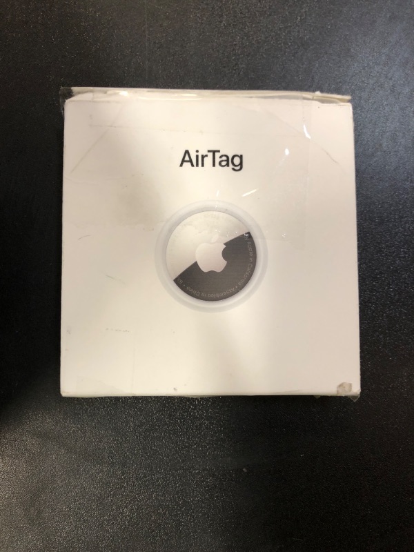 Photo 1 of Apple AirTag. Keep Track of and find Your Keys, Wallet, Luggage, Backpack, and More. Simple one-tap Set up with iPhone or iPad
