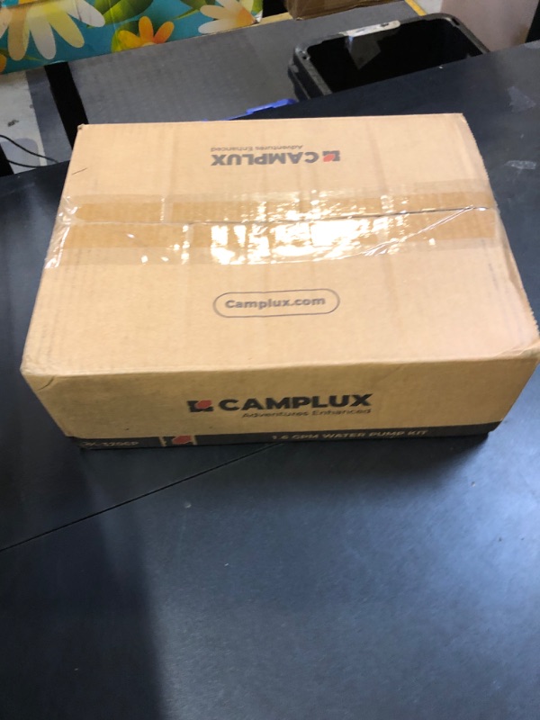 Photo 1 of CAMPLUX 12V Water Pump Kit, 1.6 GPM 65 PSI High Pressure for Caravan RV Boat Gas Hot Water System