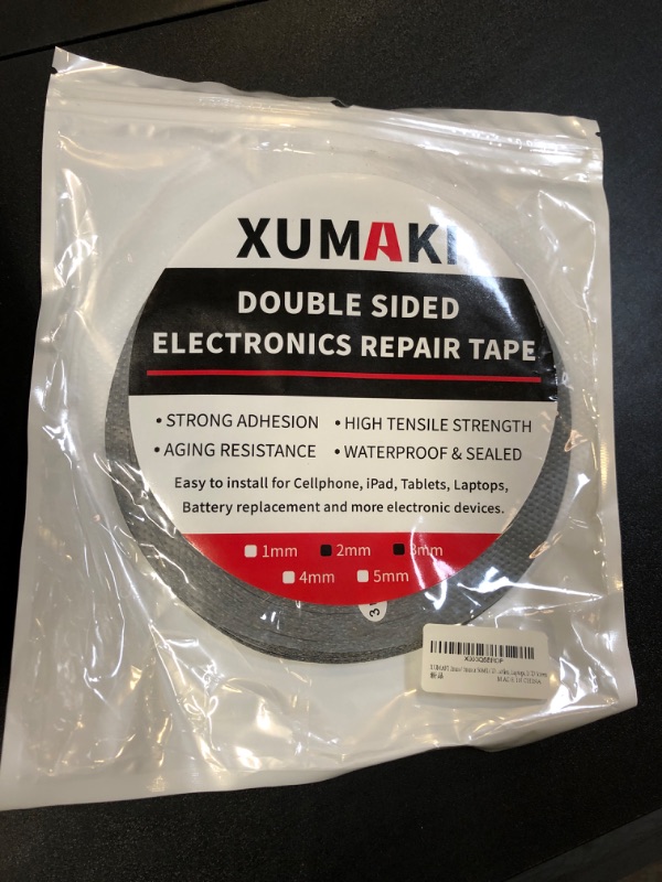 Photo 1 of XUMAKI 2mm / 3mm x 50M LCD Repair Tape Phone Screen Adhesive Tape LCD Touch Screen Repair Tape with 1 Tweezers for Cell Phone, iPad, Tablets, Laptops, LCD Screen