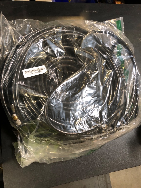 Photo 1 of Sewer Jetter Kit for Pressure Washer 150FT, 5800PSI Drain Cleaner Hose 1/4 Inch NPT Corner, Rotating and Button Nose Sewer Jetting Nozzle Pearl Corsage Pin Waterproof Tape with 2 Spanner