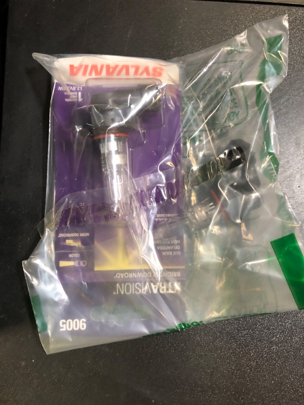 Photo 1 of SYLVANIA 9005 XtraVision Halogen Headlight Bulb, (Contains 2 Bulbs)
