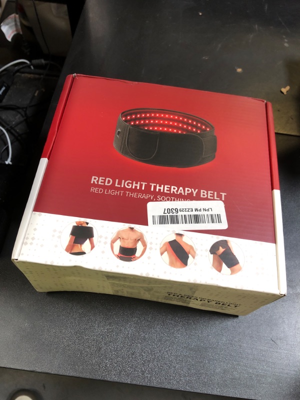 Photo 1 of Red Light Therapy for Body, Infrared Light Therapy for Shoulder Waist Muscle Pain Relief, Upgraded 3 in 1 Led Beads, 660nm Red Light &850nm Near Infrared Light Therapy Belt Wrap Timer Remote Control