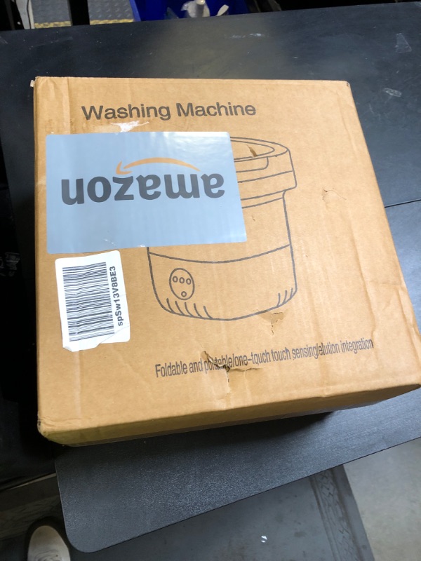 Photo 1 of Portable Mini Washing Machine, 16L Upgraded with Spin Basket Laundry Machine, 3 Cleaning Modes Suitable for Small Clothes, Foldable Design Ideal for Hotel, Home, Apartment, Campain