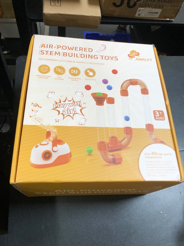 Photo 1 of AWALVY Air-Powered STEM Building Toys - Rechargeable & Play While Charging, Bluetooth Learning Toys with Wireless Music Play, STEM Toys for 3+ Year Old, Boys & Girls Birthday Gifts