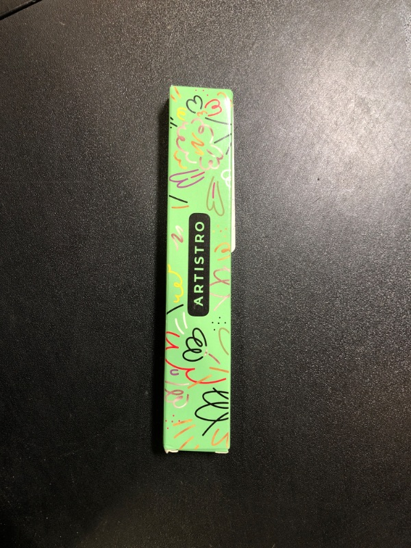 Photo 1 of ARTISTRO 2 Black Acrylic Paint Markers - 0.7mm Extra Fine-Tip Paint Pens - Perfect for Crafting, Art Projects, & More