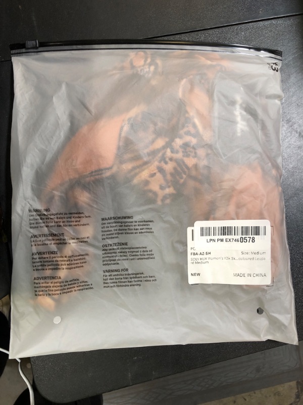 Photo 1 of SOLY HUX Women's Y2k Skirt Sets 2 Piece Outfits Leopard Halter Crop Tops and Ruffle Layered Mini Skirt Set Multicoloured Leopard Medium