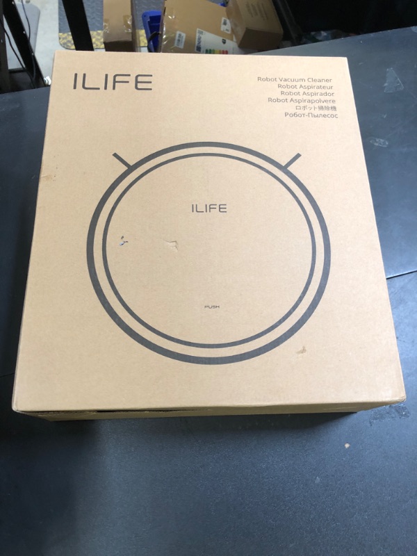 Photo 1 of ILIFE V5s Plus Robot Vacuum and Mop Combo with Wi-Fi/App/Alexa, Automatic Self-Charging Robotic Vacuum Cleaner, Slim and Quiet, Cleans Hard Floors Carpets and Pet Hair (V5s Pro Upgrade Version)