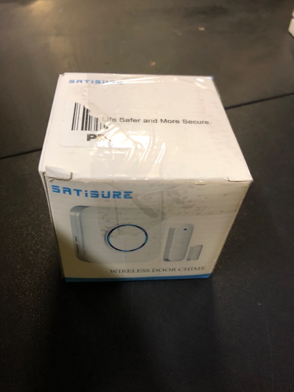 Photo 1 of Door Chime, Satisure Wireless Door Open Contact Sensor Alarm Chime with 600 FT Range 58 Chimes 5 Volume Levels LED Indicators, Door Ringer Alert for Business/Store/Home/Office When Entering